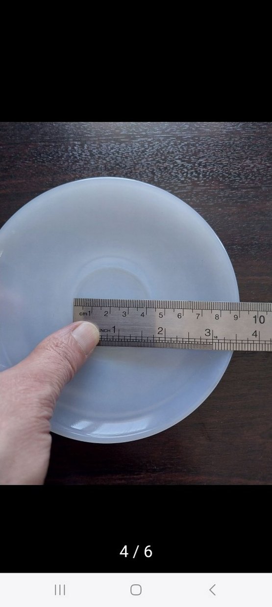 Arcopal Yumurta Akı Tabak Tek Eskilerden - Görsel 3