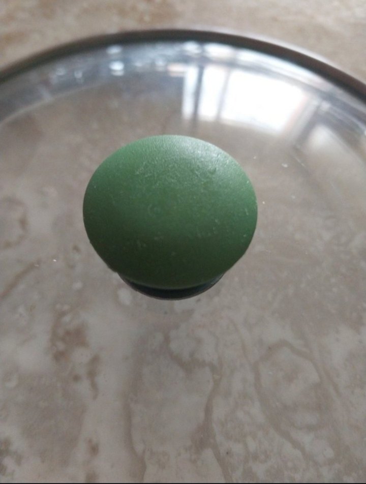 14 cm Yeşil Kulplu Kaçerola Tava Sosluk Tencere Kapağı Cam Kapak - Görsel 4