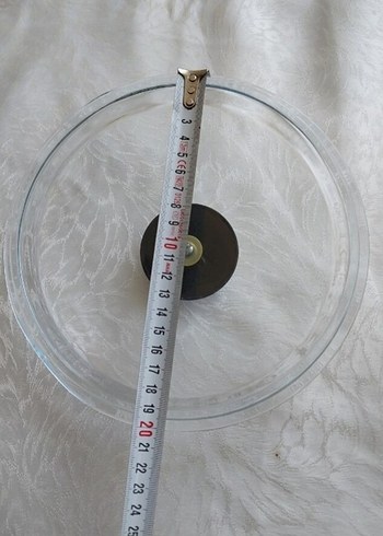 20 cm Cam Tencere Kapağı Metal Saplı Kapak - Görsel 7