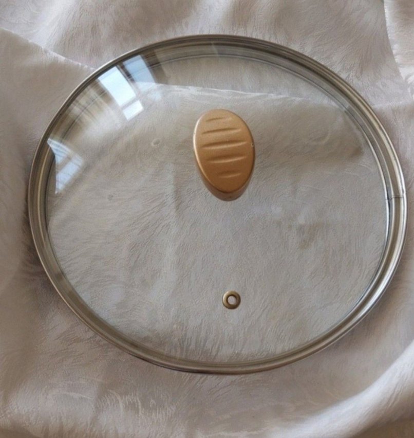 22 cm Tencere Kapağı Cam Kapak - Görsel 3