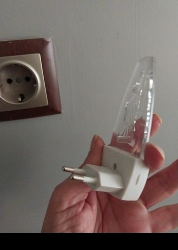 Mavi LED Lamba Akrilik Vintage - Minimalist Tasarım - Görsel 4