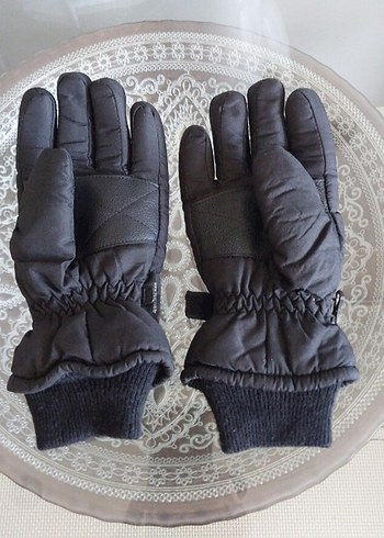 Erkek Çocuk Siyah Kar Kayak Eldiven L beden - Görsel 5