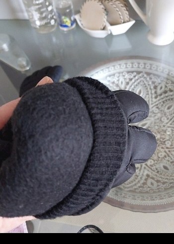 Erkek Çocuk Siyah Kar Kayak Eldiven L beden - Görsel 6