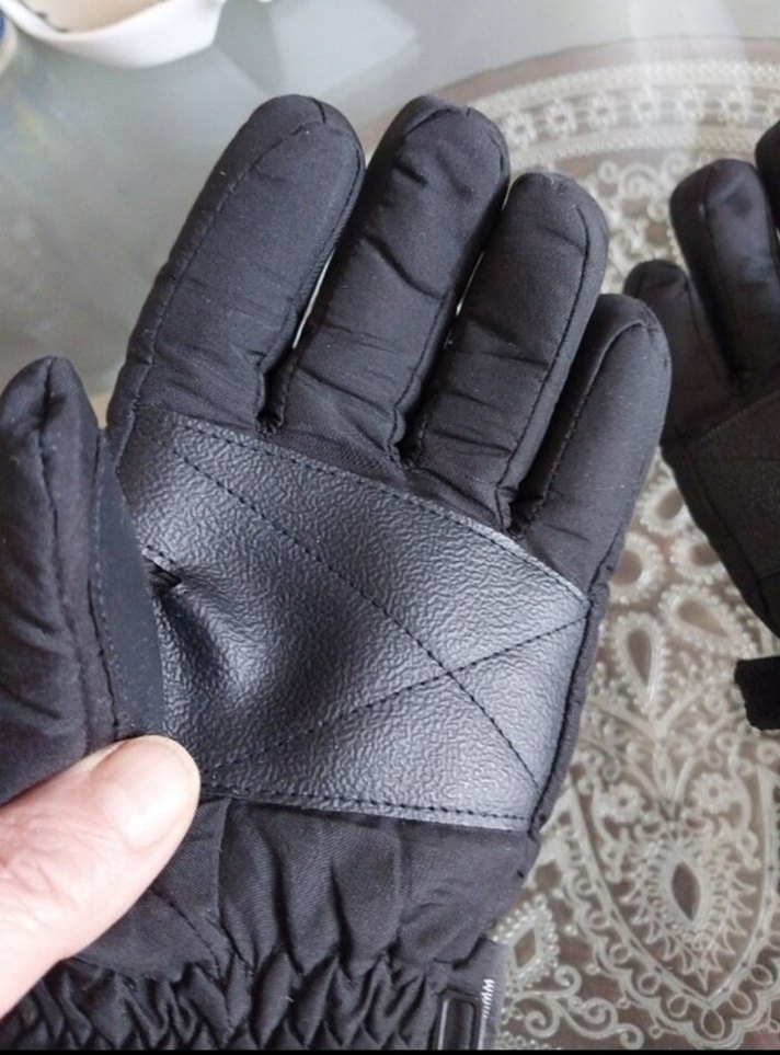 Erkek Çocuk Siyah Kar Kayak Eldiven L beden - Görsel 4