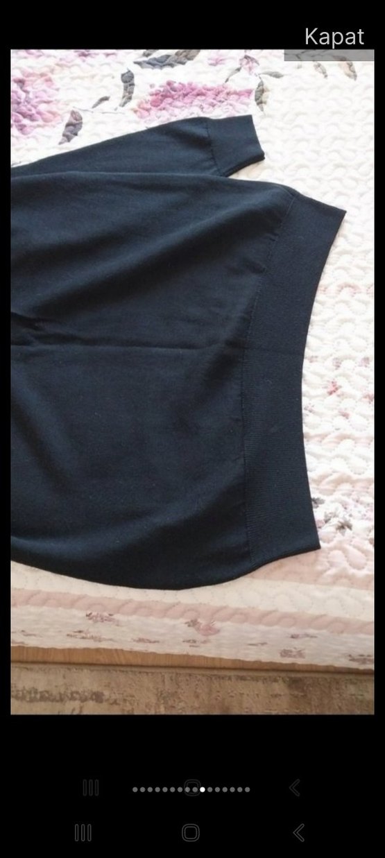 Abdullah Kiğılı V Yaka Triko Yünlü Erkek Kazak - Görsel 2