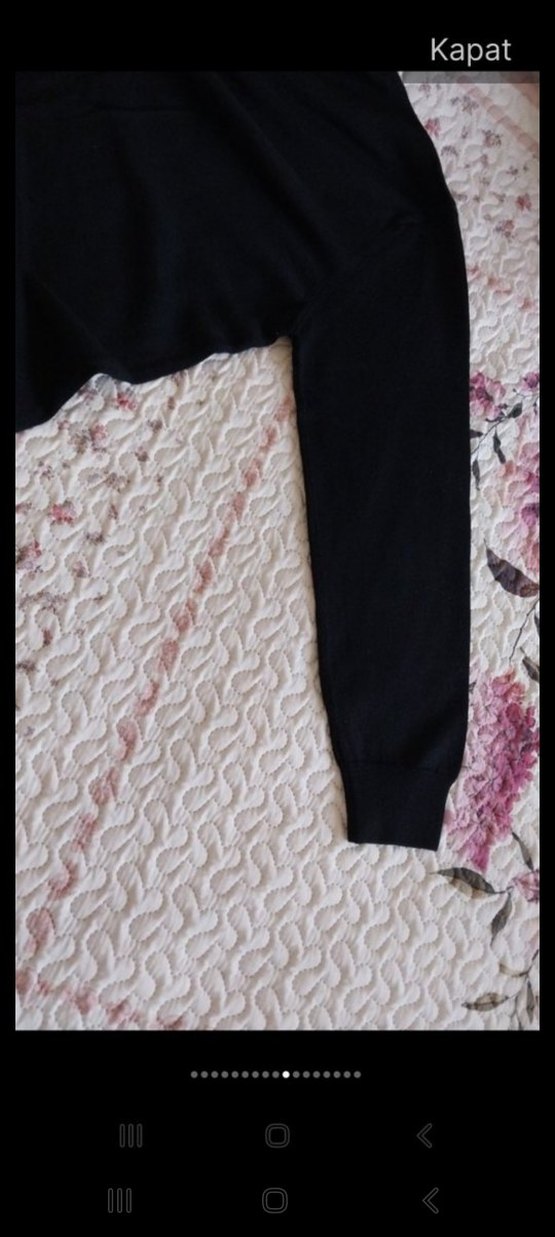 Abdullah Kiğılı V Yaka Triko Yünlü Erkek Kazak - Görsel 4