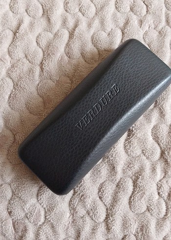 Siyah Verdure Deri Görümümlü Gözlük Kutusu - Görsel 2