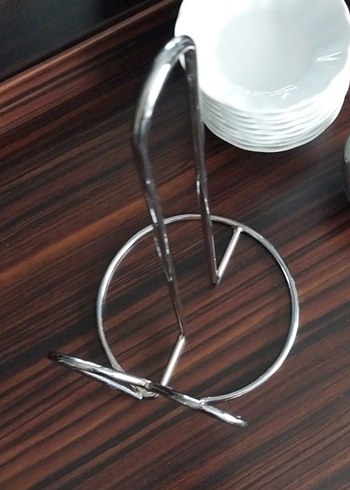 Kalp Formunda Paslanmaz Krom Çelik Kağıt Havluluk - Görsel 3