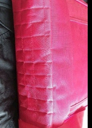 Beden Fermuarlı Kırmızı Kadın Laptop Çantası