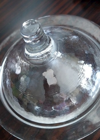 Şeffaf Cam Kapaklı Tabak Lonumluk Çok Amaçı Sunumluk - Görsel 3