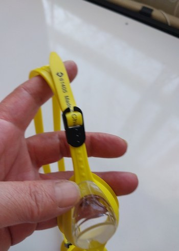 Sarı ve Pembe Elastik Dalış Yüzücü Gözlüğü - Görsel 5