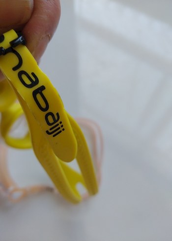 Sarı ve Pembe Elastik Dalış Yüzücü Gözlüğü - Görsel 6