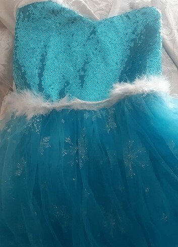 9 Yaş Beden Elsa kostüm