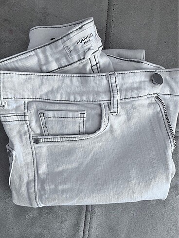 s Beden beyaz Renk Mango kadın jeans
