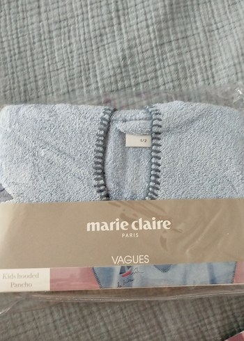 Kapüşonlu Mavi Erkek Çocuk Bornozu - Görsel 3