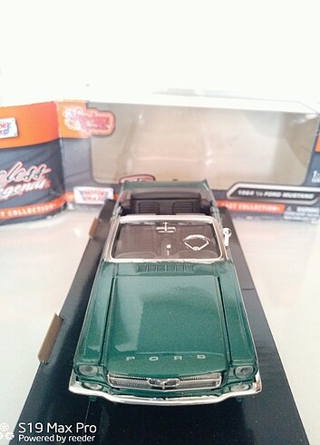 Beden Barkodlu Ford Mustang koleksiyon ürünü