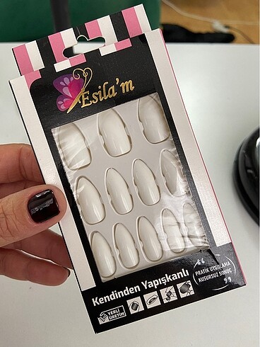 Beden 3 LÜ SET TAKMA TIRNAK