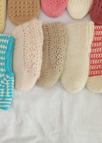 37 Beden Renkli bayan Örgü Çoraplar patikler toptan satış