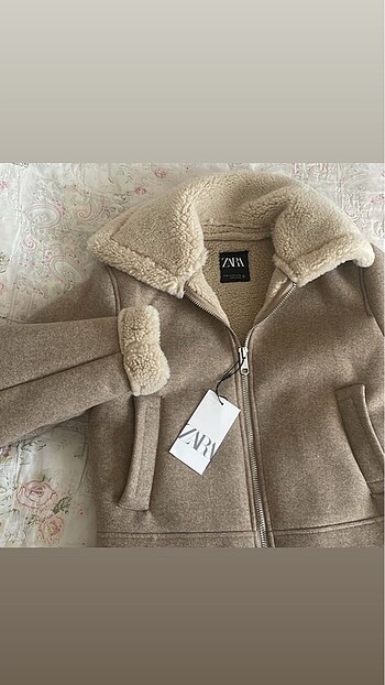 Zara yeni ve etiketli sezon biker mont