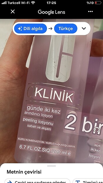 Clınıque 400 ml+ 200 ml