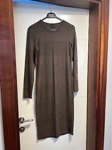 Harika rahat triko elbise - Görsel 4