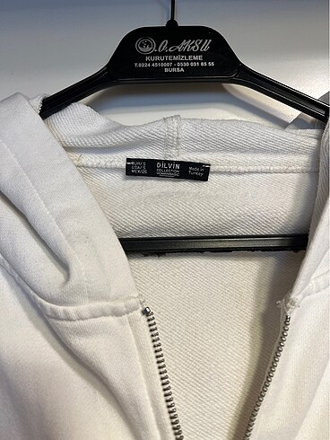 Dilvin fermuarlı kapşonlu sweatshırt - Görsel 2