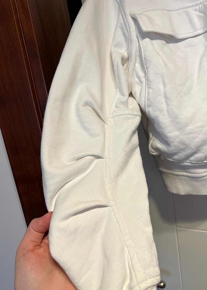 Dilvin fermuarlı kapşonlu sweatshırt - Görsel 4