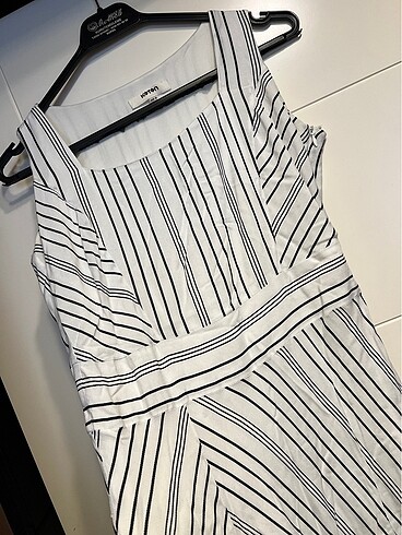 İçi astarlı beyaz elbise - Görsel 3