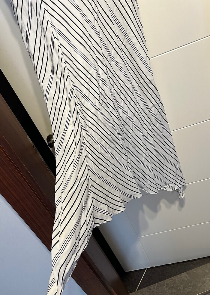 İçi astarlı beyaz elbise - Görsel 5