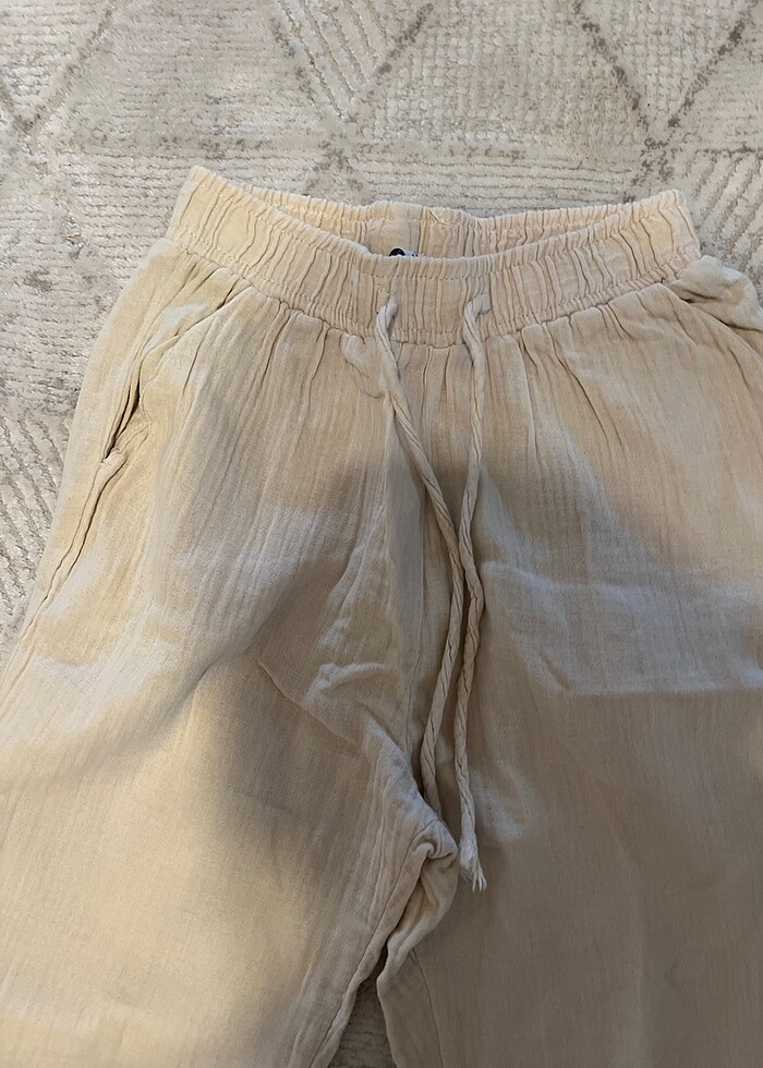 Müslin kumas pantolon - Görsel 2