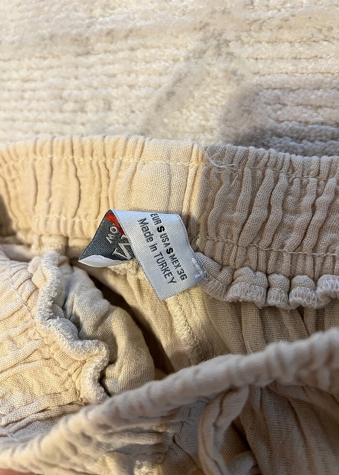 Müslin kumas pantolon - Görsel 3