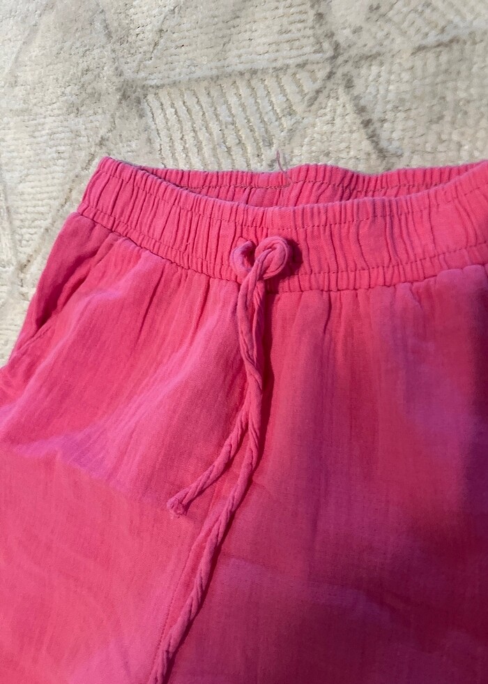 Müslin kumaş pantolon - Görsel 3