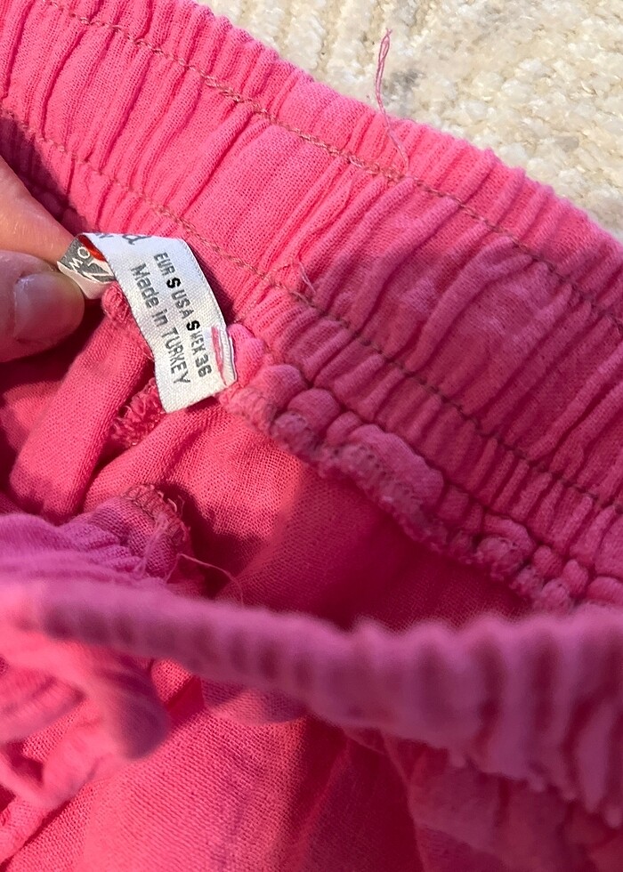 Müslin kumaş pantolon - Görsel 4