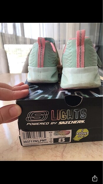 27 Beden çeşitli Renk Skechers ışıklı ayakkabı