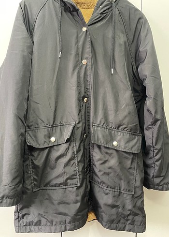 42 Beden Siyah Midi Denim Mont