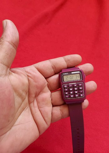 timex cargulator hesap makineli saat - Görsel 7