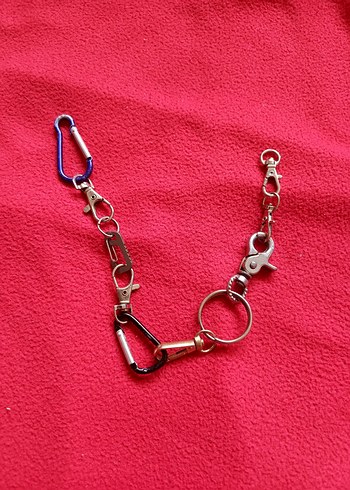 Renkli Zincir Detaylı 9 adet Anahtarlık - Görsel 3