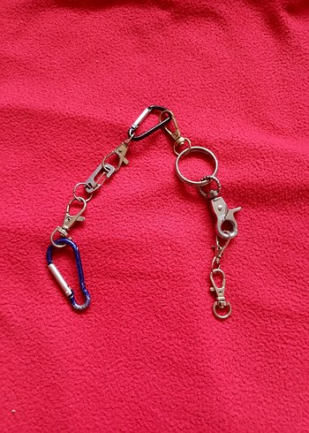 Renkli Zincir Detaylı 9 adet Anahtarlık - Görsel 2