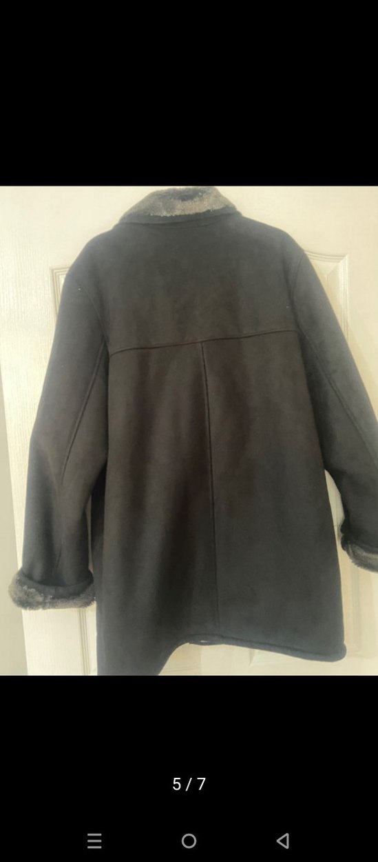 süet deri kaban - Görsel 5