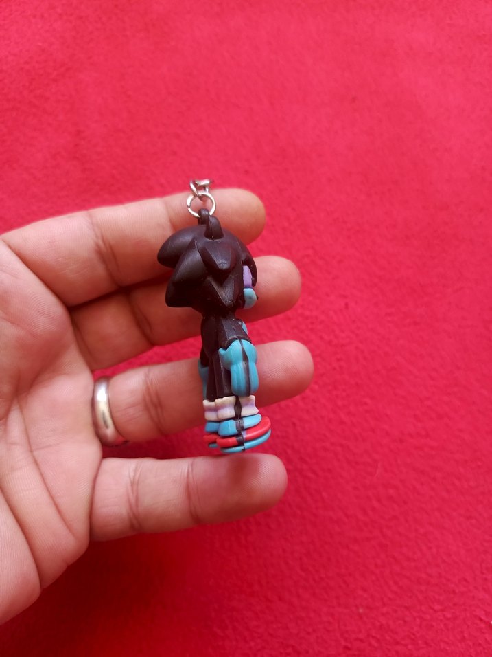 kirpi Sonic anahtarlık - Görsel 3