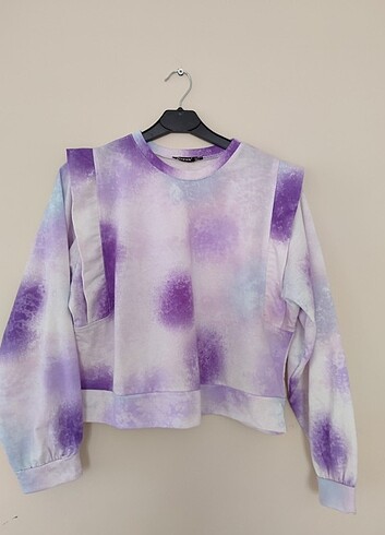 Penye crop sweatshirt