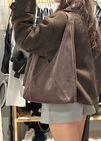 Gri Pilili Mini Etek - Görsel 2