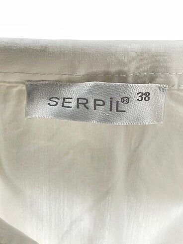 38 Beden beyaz Renk Vintage Love Gömlek %70 İndirimli.