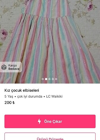 Çocuk elbisesi 5 yaş