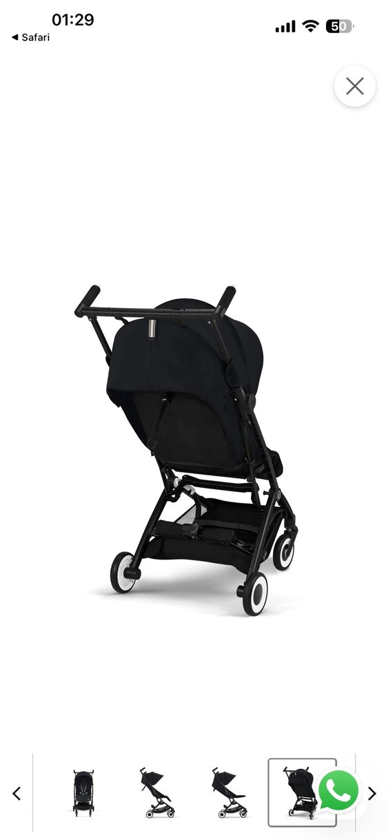 Cybex Kabin Boy Siyah Bebek Arabası - Görsel 3