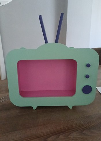 Pastel Renkli Çocuk Rafı - Pembe