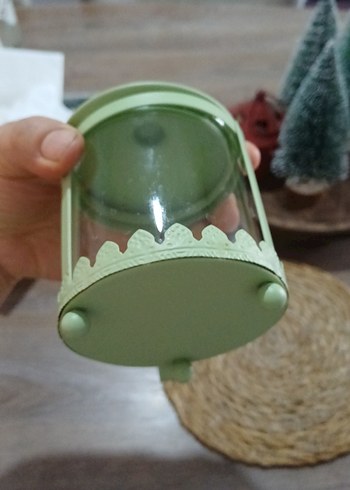 English home Pastel Yeşil Cam sekerlik - Görsel 4