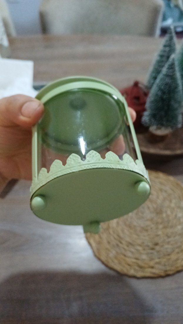 English home Pastel Yeşil Cam sekerlik - Görsel 4