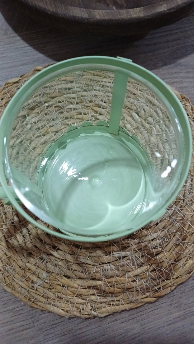 English home Pastel Yeşil Cam sekerlik - Görsel 2