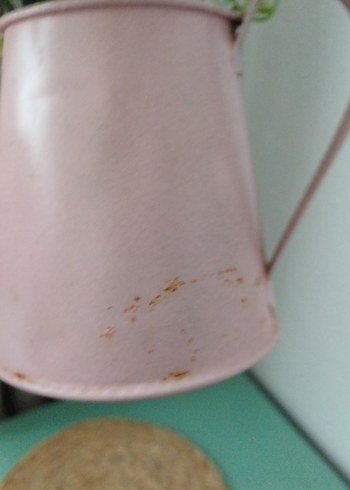 Sarı Çiçekli Pastel Sulama Kabı Vazo - Görsel 2